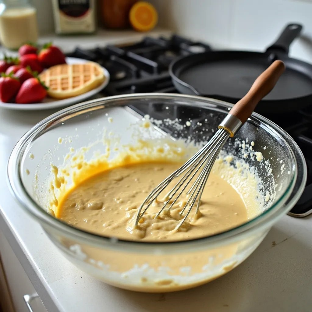 mix waffle mix for pancakes