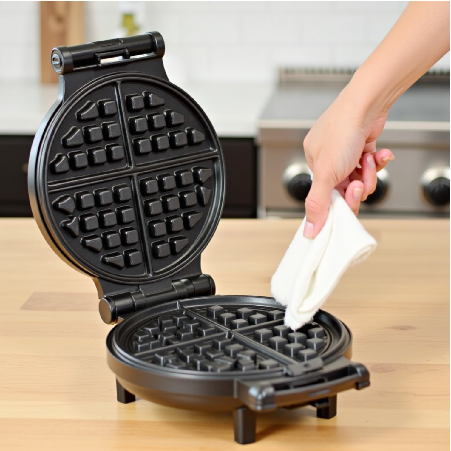 clean cuisinart waffle maker